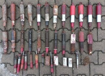 Prodám Jawa ČZ kývačka panelka zadní tlumiče patina renovace