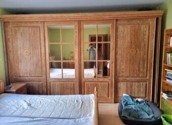 Rustikální ložnicová sestava z masivu,6452