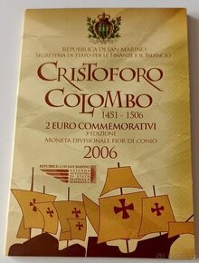 Pamětní mince 2 euro San Marino 2006 K. Kolumbus