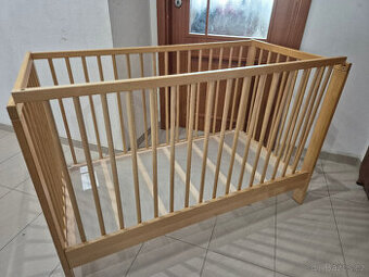 Postýlka 60x120 Ikea Gulliver s matrací Träumeland