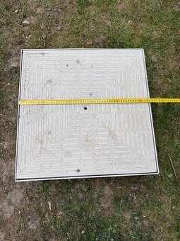 Plastový poklop šachty 55x55cm