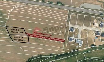 Prodej parcely 1000 m2 k investici, v Domašíně u Vlašimi 45 