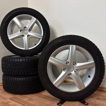 VW TOURAN/GOLF 5x112 R16 ET48+ZIMNÍ 205/55R16 7mm