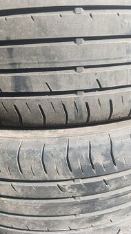195/50 R16 Continental, dvě letní pneumatiky, hloubka dezénu