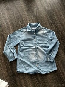 dívčí džínová košile vel 104/110