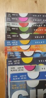 Časopis Cinema úplné ročníky 1993, 94, 95