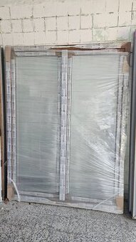 Balkonové dveře PVC - 1800x2100 mm - NOVÉ - 2KS