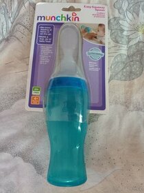 Krmici lahvicka se lzickou MJNSCHIN EASY SQUEEZY SPOON