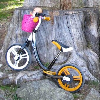 Koloodrážedlo Kinderkraft černo-oranžová