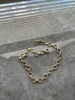 Nový zlatý náramek 14 Kt
