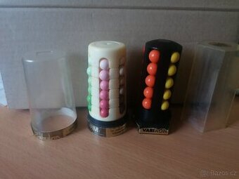 Retro-Hlavolamy Babylonska věž 2x+2x pouzdro. MAĎARSKO - 1