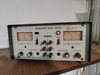 Stabilizovaný napájecí zdroj Tesla BS 525