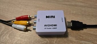 Převodník audio/video signálu z AV(cinch) do HDMI