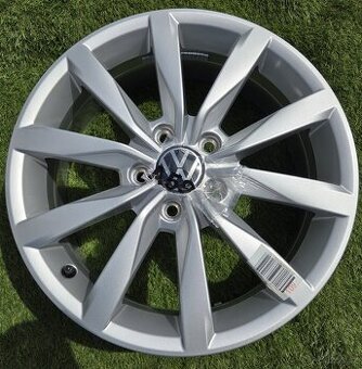 1ks nový orig.alu disk VW GOLF 17" 5x112 model Dijon