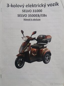 3-kolový elektrický vozík