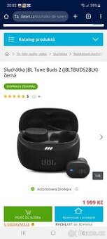 Bezdrátová Sluchátka JBL Tune Buds 2