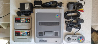 STARÉ TV VIDEOHRY - SUPER NINTENDO SNES 1993 + 5 MARIO HER
