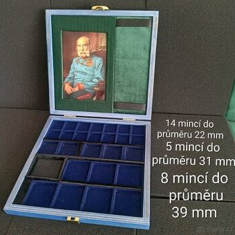 Nepoužité zakázkové etue na mince