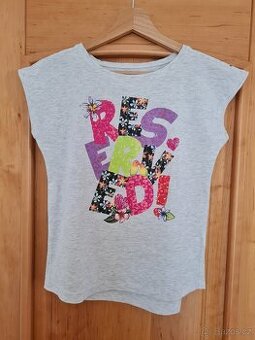 Dívčí triko zn. Reserved vel. 140