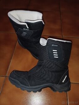 Dětské nepromokavé sněhule Quechua černé 38