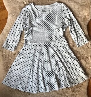 Dětské šaty s dlouhým rukávem 9-10let (140-145)