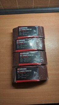 Sada brusných papírů pro pásovou brusku 4x balík