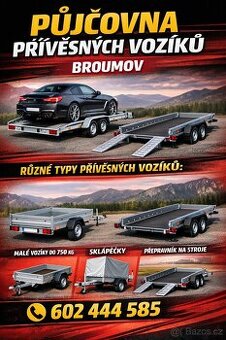 Pronájem přívěsných vozíků Broumov - půjčovna
