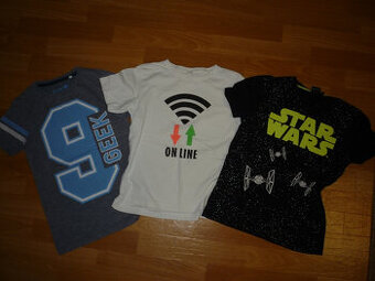 3x tričko vel 134-140, Star Wars, cena za set