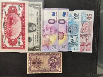 20 Kč 1994, 50 Kč 1997, China 1914