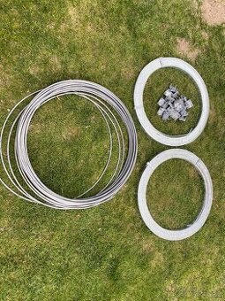 Zemnící pásek a drát