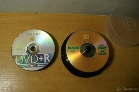 nové DVD+R záznamové nosiče Maxell a Philips celkem 27 kusů