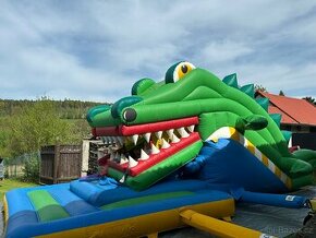 Nafukovací atrakce skákací hrad krokodýl