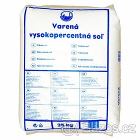 Prodám sůl 25kg, jedlá, bazénová, jezírková bez jódu.