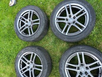 Prodám kompletní sadu alu kol 5x112/17 pneu 225-50-17