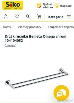Nový nerozbalený krásný držák na ručníky Bemeta - 1