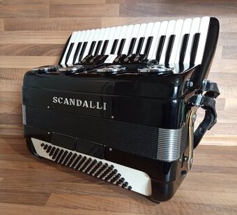 Akordeon (harmonika, heligonka) Scandalli 96, jako NOVÝ