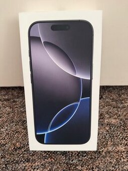 Novy Apple iPhone 16 Pro 128gb Black. 2 roky zaruka Datart.