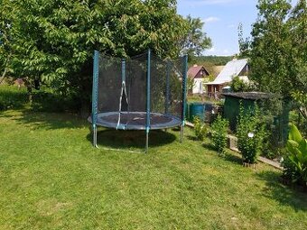 Aga sport trampolína Dark Green 250cm s ochrannou sítí