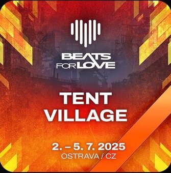 Beats for Love 2025 Tent Village 3 os / Fresh and Black