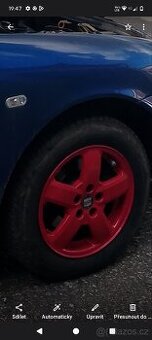 Prodám ALU kola R 15 5x 100 škoda, Seat wv atd..