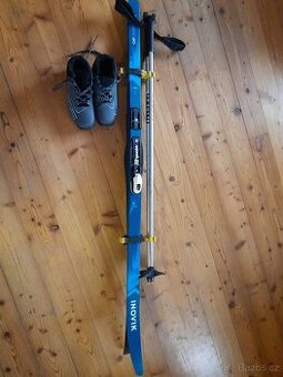 Set dětské běžky + hole + boty