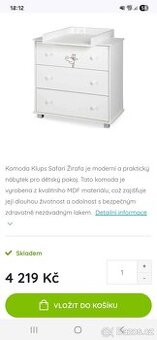 Přebalovací komoda