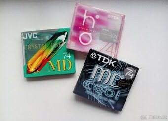 MiniDisc JVC 74, TDK 74 Japan