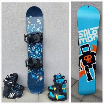 Snowboard SALOMON, 124 cm + boty