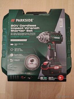 Aku Parkside rázový utahovák na kola auta - nový