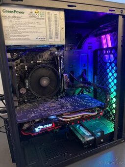 Herní PC — AMD Ryzen 3 1200 + RX 570 + 16 GB + 120GB/1TB
