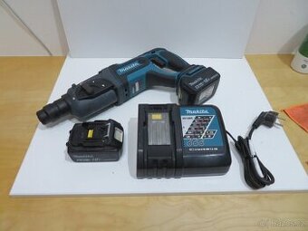Kombinované aku kladivo Makita DHR241 + 2 x baterie