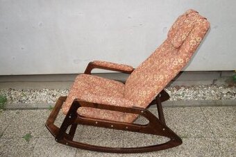 Retro houpaci kreslo ULUV Krásná jizba, cca 1960-1970