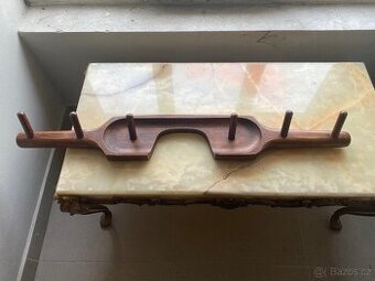 Vintage Dřevo Nástěnné Věšák