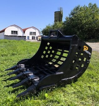 Prosévací lžíce se zuby, 135cm s upínáním S60